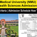 NMU allied health admission by ilmi jazeera